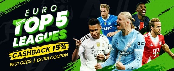 Best Odds! Extra Coupon! 15% Back!